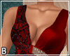 Red Side Slit Gown