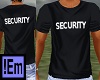 !Em Black Security Tee M