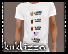 KUK)T-shirt white ironic
