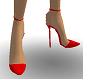 red skin heels