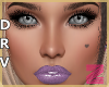 Zell Purple Lips &Tattoo