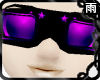 Purple star glasses