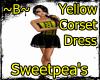 Yellow Corset Dress