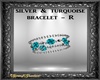 Turquoise/Slv Bracelet R