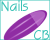 *CB Purple Natural Nails