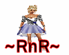 ~RnR~ white blue dress