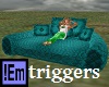 !Em Teal Couch Cuddle 6p