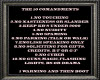 The 10 Commandments sign