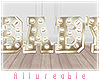 A* 'Baby' Gold Sign