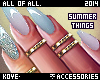 |< Summer! Nails+Rings!