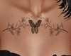 Butterfly Chest Tattoo