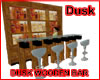 Dusk Wooden Bar