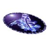 Round Blue Fairy Rug