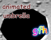 umbrella animated black