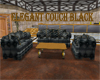 Elegant couch black