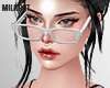 White Nerd Glasses