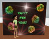 New Year photo wall