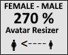 Avatar scaler 270%