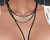 `S` Black/Necklace
