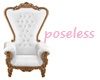 UC POSELESS throne white