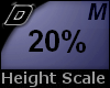 D► Scal Height *M* 20%