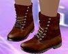 KIDS BROWN ANKLE BOOTS