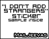 M² | Stop Strangers