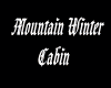 Mountain Winter Cabin