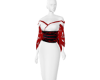 White red kitsune kimono