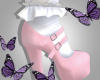 Pink maid shoes