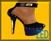 Z Blue & Black Heel