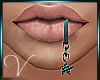 Lip Piercing Star-Blue