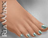 Mint Green Bare Feet