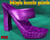 High heels pink