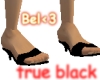 True Black Mules