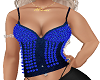 Blue Diamond leather top