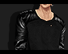 M' Leather Sweater Black
