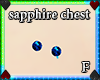 Sapphire chest peircing