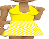 dance dress yellow gingh