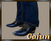 Cowboy Boots/Blue Trim