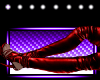 P; Red Thigh Boots