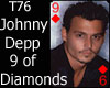 T76~J. Depp 9ofDiamonds