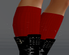 A^ Avi Leg Warmers Red
