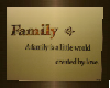 -T-  Framed Family Love