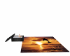 beach towel w/poses