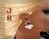 Jr Rose Pearl Earrings