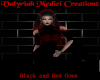 {VM} Black and Red Gown