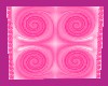 a* pink swirl rug