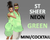 ST SHEER NEON GREEN M/C