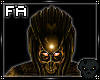 (FA)Skull Mask Gold2